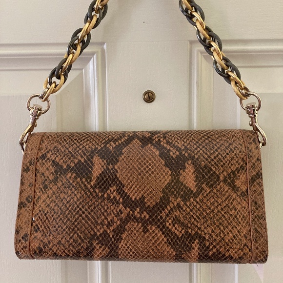 Alexis Hudson Lucy Crossbody Handbag/Amber Snake//NEW/$325 RETAIL! - Picture 4 of 12